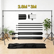 280*300cm/9.2ft*10ft Photography Background Stand Adjustable Support Kit Stand