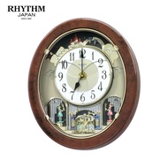 Đồng hồ treo tường Nhật Bản Rhythm Magic Motion 4MH843WS23 Kt 40.5 x 47.5 x 12.5cmDùng PIN.