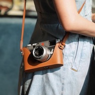 適用機型Leica M11 手掌紋皮革相機底座皮套