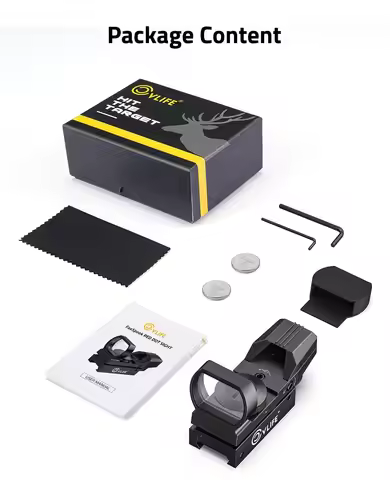 CVLIFE Rifle Scope Red Dot Sight Motion Awake Multi Reticle Reflex Optics Scopes Sights for 20mm Pic