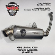 KNALPOT WRX GP3 LIMITED K175 AEROX 155