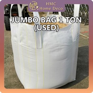Used Jumbo Bag 1 Ton Heavy Duty Bulk Bag Reusable Woven Polypropylene Bags