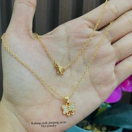 HYS JEWELRY - Titanium Fashion Butterfly Necklace for Children