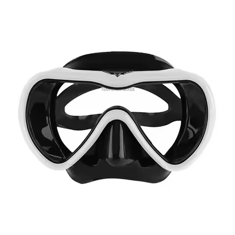 Non Gull Vader professional scuba diving goggles anti fog tempered glass silicone breathing mask lar