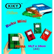 Mini BOOK / HARCOVER BOOK A6 / NOTES A6 / OKTAVO KIKY BOOK 200 SHEETS (THICK BAG)