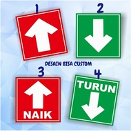 K3 arrow direction sticker