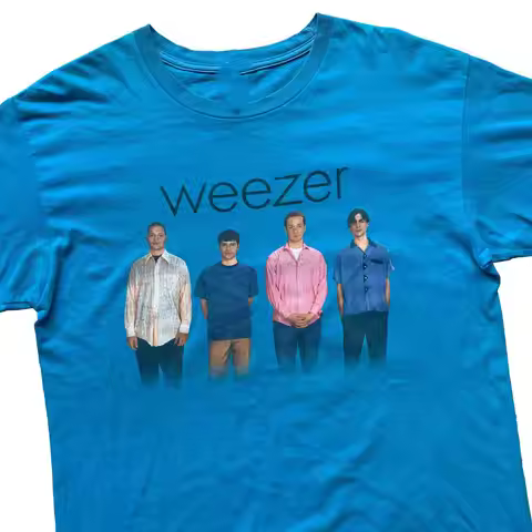 2000s Vintage Weezer Blue Album Gift For Fan Blue All Size Unisex Shirt AC565