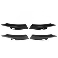 1 Pair Car Front Bumper Lip Chin Splitter Spoiler Cover Smooth Flexible Fit For BMW 3 Series E90 M-Tech LCI 320i 330i 20