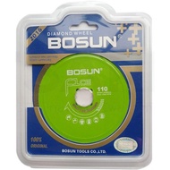 BOSUN Diamond Cutting Blade 4" F1CE/Dry/Ceramic & F3CE/Dry/Tile (Green)
