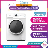 Midea Inverter Front Load Washing Machine 9.5KG / Non-Inverter 7.5KG