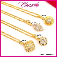 Elena Emas Korea Necklace set - Rantai Leher Set ( EC76 )( EC77 )( EC78 )( EC79 ( EB444 )