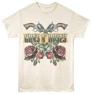 Guns N' Roses Roses And Guns Natural Music Shirt
