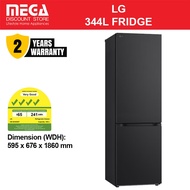LG GB-B3443EP 344L 2-DOOR FRIDGE | Bottom Freezer | 4 Ticks | Free $50 Grocery Vouchers From LG