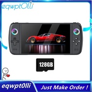 eQQM27 Retro Handheld Video Game Console 7.0 Inch Big Screen 128G 30000 Games Portable Game Player S
