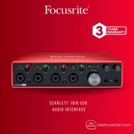FOCUSRITE SCARLETT 18I8 USB AUDIO INTERFACE (3RD GENERATION) (RECORDING INTERFACES/ SEAMUSICIAN)