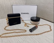 Chanel  vip 唇膏袋 x 蜜粉 禮盒裝