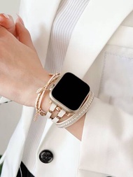 Correa de reloj compatible con Apple Watch con margarita