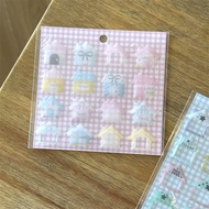 Korean Style House 3D Relief Waterproof Stickers