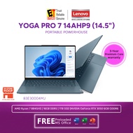 Lenovo Laptop Yoga Pro 7 AI (RYZEN 7-8845HS/16GB/1TB/RTX3050 6GB/14.5" 3K 120HZ IPS/OFF H&S 2021/W11