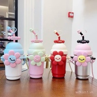 Insulated Cup, 700ml Stainless Steel Thermal Cup 700ml With Straw and Strap