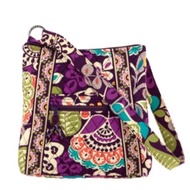 Vera Bradley Hipster Cross Body Bag in Plum Crazy