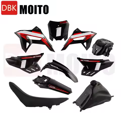 For Honda CRF230F 2024-2025 Motorcycle Plastics Kit Plastic Fender Fairing Body Work Kit Set Dirt Pi