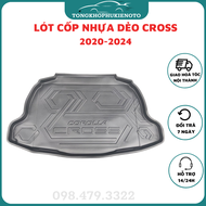 Lót cốp xe Toyota Corolla Cross 2020 2021 2022 2023 2024 (dùng chung form) chất liệu nhựa dẻo không