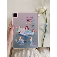 New cartoon mermaid princess For iPad Pro 11 2021 Acrylic  Case 2020 iPad Air 4 Air 5 2022 Case  For iPad Mini 6 2021 9th 8th 10.2 inch Cover