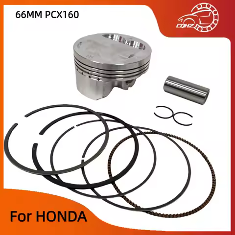 CQHZJ Scooter Engine Part 66mm Motorcycle Piston Kit For Honda PCX160 160cc Piston Pin 14*36mm Motor