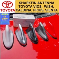 Sharkfin Antenna Toyota Vios, Wish, Caldina, Prius, Sienta Shark Antenna aerial am fm Universal Antenna Shark Antenna