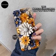 Latest VIVO Y20/Y20S/Y12S/Y12A Case - Fashion Flower Case - Softcase VIVO Y20/Y20S/Y12S/Y12A - Pro C