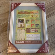 全新日版Yanoman 砌圖框專用架 原木白色啡色原木金邊砌圖架  木砌圖框 38x26 cm , 26x38 cm 防UV木框 適合角落生物300塊 或相同尺寸砌圖
