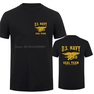 2023 เสื้อยืดลำลองฤดูร้อน Large size U.S. Navy Seal Team T Shirt Only Easy Day Was Yesterday T-Shirt