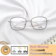 Kacamata Minus Paket Lensa Photocromic Kacamata Kotak 6639