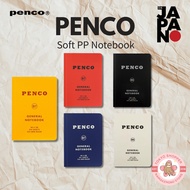 PENCO Soft PP Notebook B6 Yellow, B7 Black, B6 Navy, B7 Red, B7 Navy, B6 Graph Black, White, Red