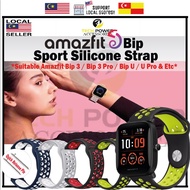 Amazfit Bip Series 20mm Sport Porous Strap ,Tali Jam Sport for Amazfit Bip /Bip 3 /Bip 3 Pro /Bip U 