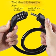 Bicycle Lock Anti-theft Combination Lock Mountain Bike Portable Bike Lock Battery Bike Electric Bike