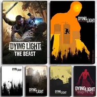 Dying Light Es The Beast Poster Print Room Home Playroom Wall Decor,No Frame Canvas Painting Gift IB