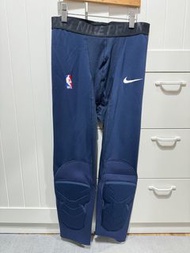 Nike Pro NBA GI 球員版 深藍防撞七分緊身褲 M