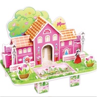 Small 3D Foam Puzzle DIY Craft Stacking Foam Puzzle Toy/ DIY Jigsaw Miniature Home Interior Puzzle/