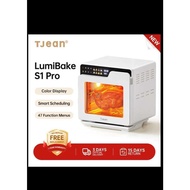 TJean 18L Color Touchscreen Steam Oven, Multifunctional Household Oven