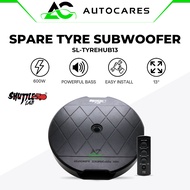 SHUTTLE LAB Subwoofer 13inch Spare Tyre Active Subwoofer 600W Car Woofer Tire Kereta SL-TYREHUB13