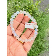 (AI105)(7-7.3mm)Rainbow Moonstone bracelet in vip quality
