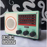Old-school radio-style piggy bank