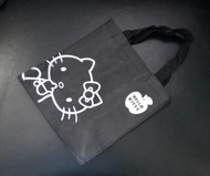Hello Kitty 不織布 環保袋 黑色