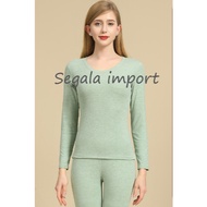 Long john women winter thermal heatthech winter underwear soft comfortable long john women thermal l