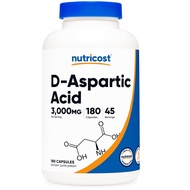D-Aspartic Acid DAA 3000mg 180 Capsules.
