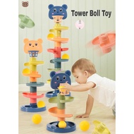 Fun Rolling Tower Slide Ball Stack Tower Gliding