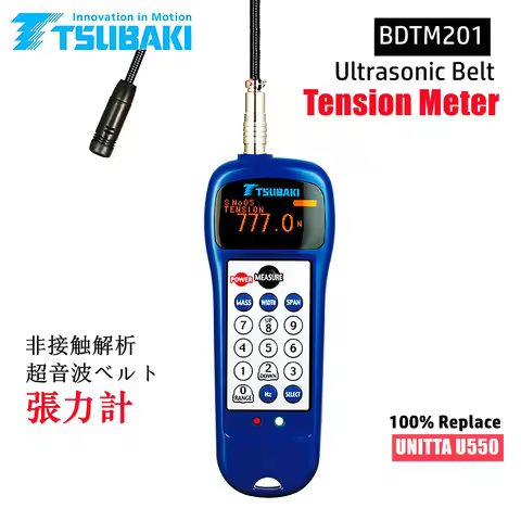 TSUBAKI BDTM201 Ultrasonic Belt Tension Meter Replace UNITTA U-550 Similar Sonic Tension Meter U550 
