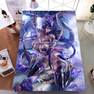Genshin Impact Blanket Anime Sheets Manga Poster Hentai Anime Comic Throws · Sexy Girl Cartoon Blank